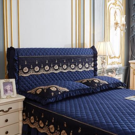 91家纺网 家纺一手货源 找家纺 （总）情恒家纺 2025新款四季款细丝斜纹夹棉单床头罩大靠背靠垫