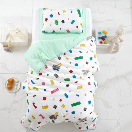 91家纺网 家纺一手货源 找家纺 心卓 2020新款双层纱幼儿园套件 乐高