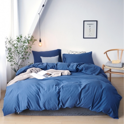 91家纺网 家纺一手货源 找家纺 全尺寸定制全棉水洗棉纯棉四件套床上用品学生三件套床单床笠被套