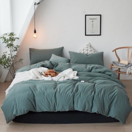 91家纺网 家纺一手货源 找家纺 全尺寸定制全棉水洗棉纯棉四件套床上用品学生三件套床单床笠被套