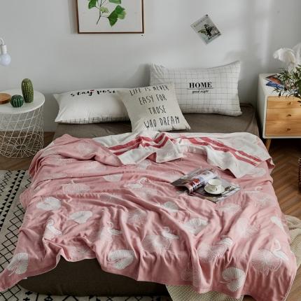 91家纺网 家纺一手货源 找家纺 （总）朴尔 五层毛巾被薄款夏被纱布被子盖毯空调被全棉