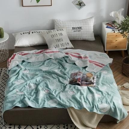 91家纺网 家纺一手货源 找家纺 （总）朴尔 五层毛巾被薄款夏被纱布被子盖毯空调被全棉