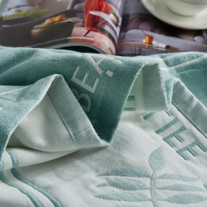 91家纺网 家纺一手货源 找家纺 朴尔 五层毛巾被薄款夏被纱布被子盖毯空调被全棉 美丽生活-绿