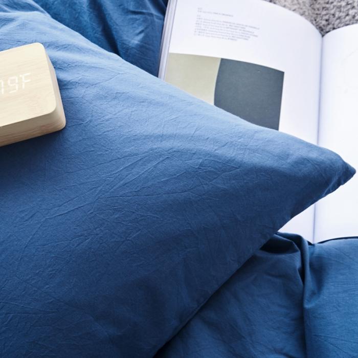 91家纺网 家纺一手货源 找家纺 新品纯色全棉水洗棉四件套纯棉学生三件套宿舍床单被套床笠款