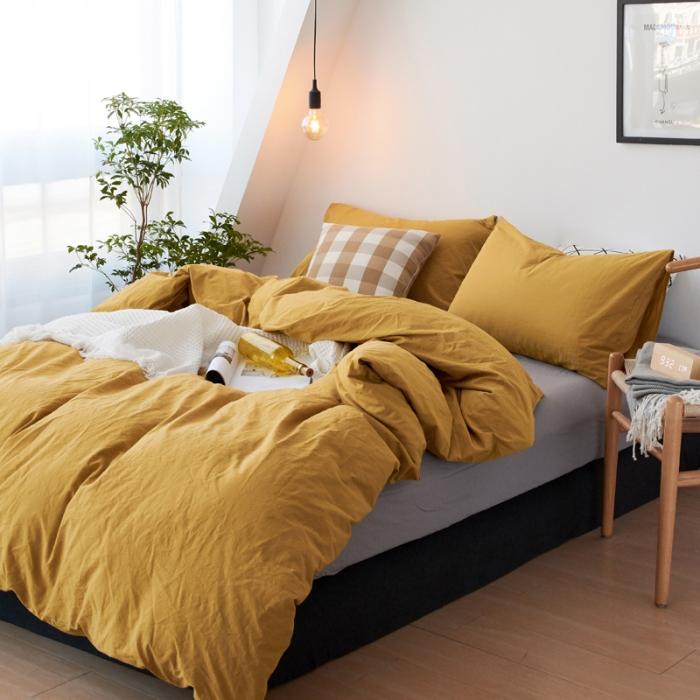 91家纺网 家纺一手货源 找家纺 新品纯色全棉水洗棉四件套纯棉学生三件套宿舍床单被套床笠款