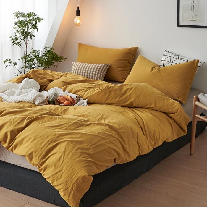 91家纺网 家纺一手货源 找家纺 全尺寸定制全棉水洗棉四件套纯棉三件套学生宿舍床单被套床上用品