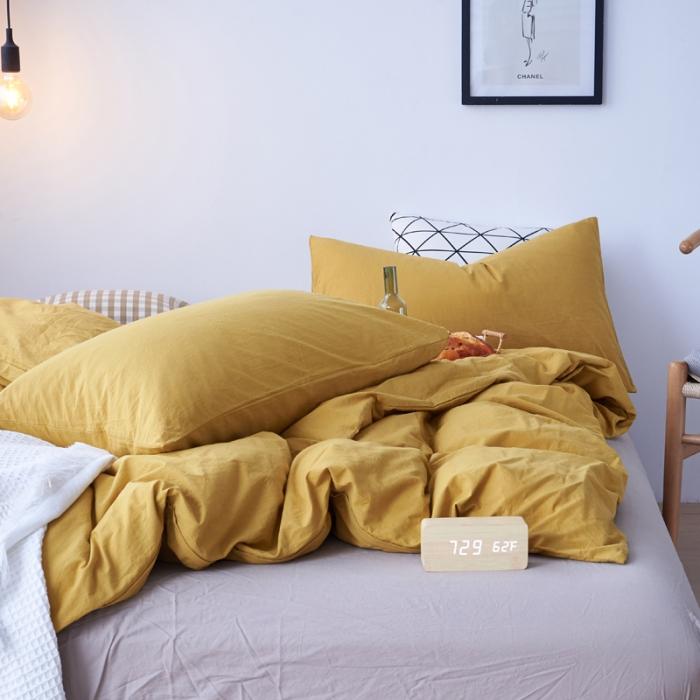 91家纺网 家纺一手货源 找家纺 全尺寸定制全棉水洗棉四件套纯棉三件套学生宿舍床单被套床上用品