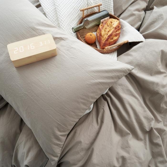 91家纺网 家纺一手货源 找家纺 新品纯色全棉水洗棉四件套纯棉学生三件套宿舍床单被套床笠款