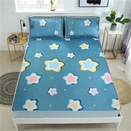 91家纺网 家纺一手货源 找家纺 （总）青竹苑2021新款冰丝凉席可拆卸床裙式冰丝床笠软席