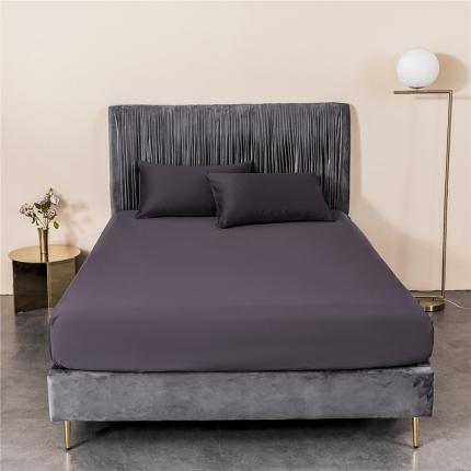 微廉 2020新款60s纯色单品床笠纯色-帝王紫
