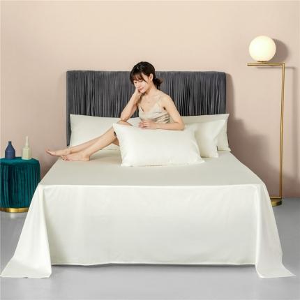 微廉 2020新款60s纯色单品床单纯色-贵族白