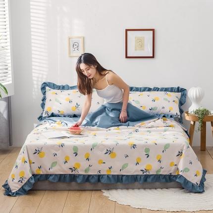 91家纺网 家纺一手货源 找家纺 （总）意尚风情 2020年韩版夏被印花水洗真丝四件套