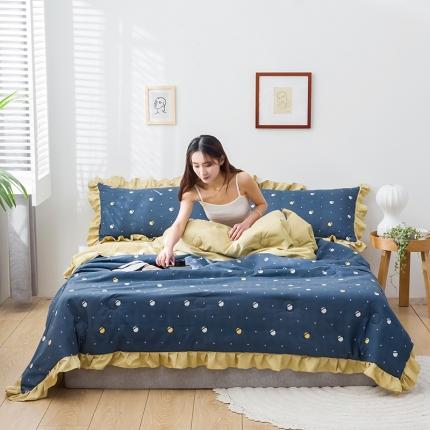 91家纺网 家纺一手货源 找家纺 （总）意尚风情 2020年韩版夏被印花水洗真丝四件套