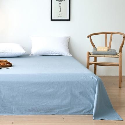 MR.PIG全棉水洗棉床单单件简约纯色纯棉学生宿舍单双人被单