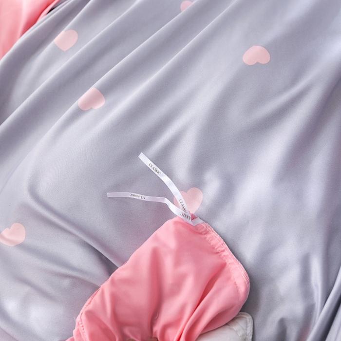 91家纺网 家纺一手货源 找家纺 （总）意尚风情 2020年韩版印花水洗天丝四件套