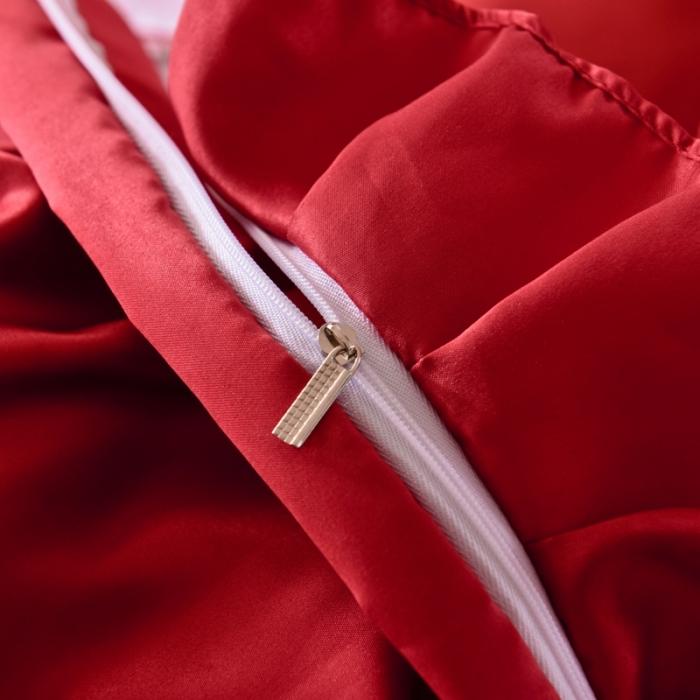 91家纺网 家纺一手货源 找家纺 欧冠 2020新款韩式床裙式水洗真丝绣花四件套 心动