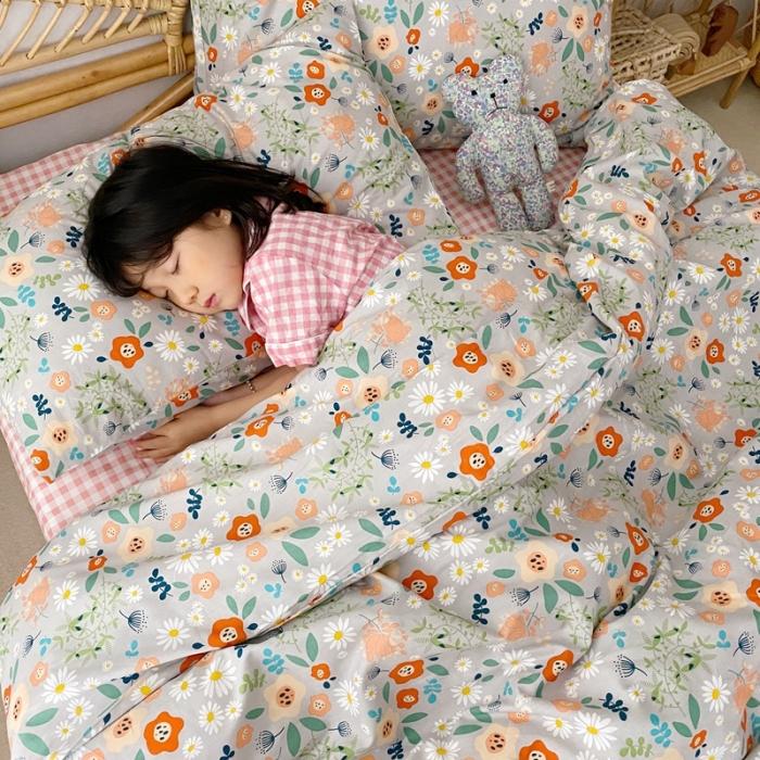 91家纺网 家纺一手货源 找家纺 星期八 2020新款13372全棉四件套 漫花遍野