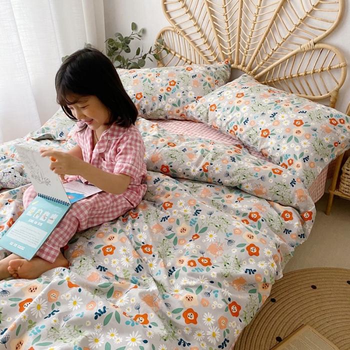 91家纺网 家纺一手货源 找家纺 星期八 2020新款13372全棉四件套 漫花遍野