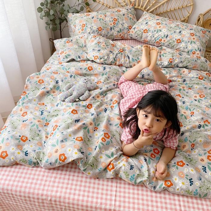 91家纺网 家纺一手货源 找家纺 星期八 2020新款13372全棉四件套 漫花遍野