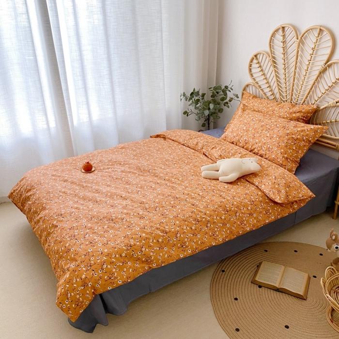 91家纺网 家纺一手货源 找家纺 星期八 2020新款13372全棉四件套 秋意浓