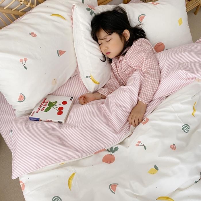 91家纺网 家纺一手货源 找家纺 星期八 2020新款13372全棉四件套 水果派