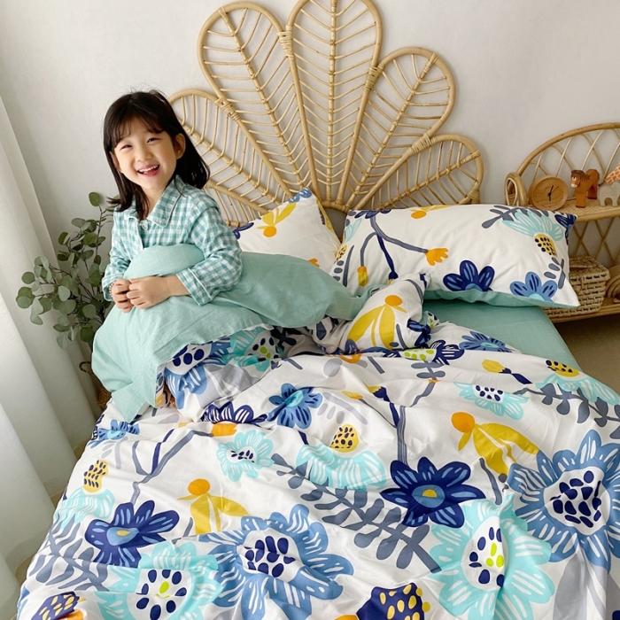 91家纺网 家纺一手货源 找家纺 星期八 2020新款13372全棉四件套 太阳花