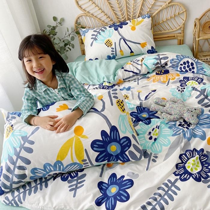 91家纺网 家纺一手货源 找家纺 星期八 2020新款13372全棉四件套 太阳花