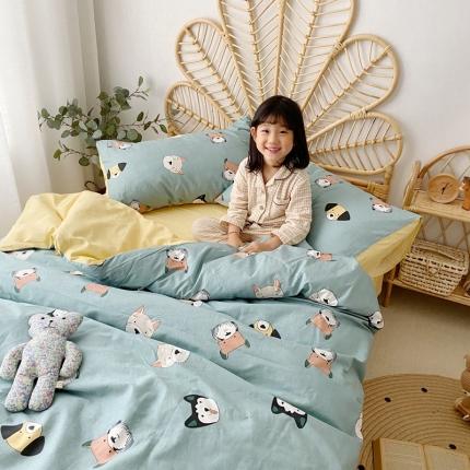 星期八 2020新款13372全棉四件套 萌狗乐园