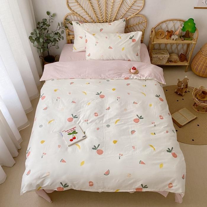 91家纺网 家纺一手货源 找家纺 星期八 2020新款13372全棉四件套 水果派
