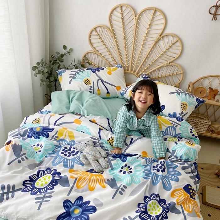 91家纺网 家纺一手货源 找家纺 星期八 2020新款13372全棉四件套 太阳花