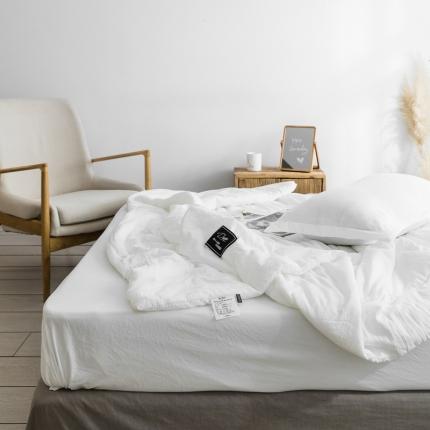 91家纺网 家纺一手货源 找家纺 （总）U被家纺2025洛可可日式水洗棉夏凉被空调被学生宿舍被