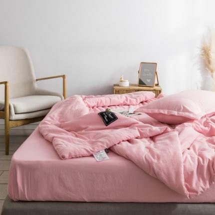 91家纺网 家纺一手货源 找家纺 （总）U被家纺2025洛可可日式水洗棉夏凉被空调被学生宿舍被