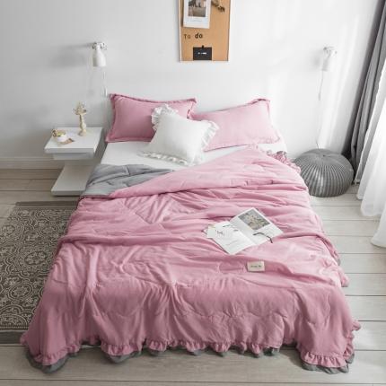 91家纺网 家纺一手货源 找家纺 （总）U被家纺 2025春夏季淑女屋水洗棉公主风夏凉被