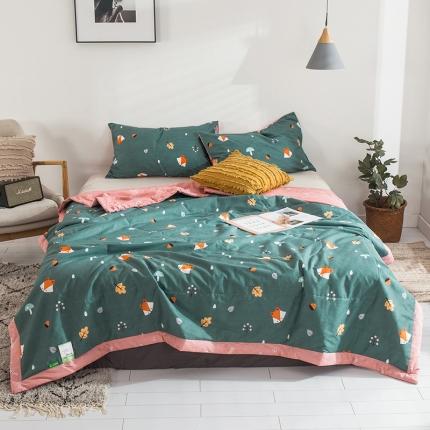 91家纺网 家纺一手货源 找家纺 （总）莱宁被业 2021新款13070喷气印花全棉夏被