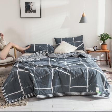 91家纺网 家纺一手货源 找家纺 （总）莱宁被业 2021新款13070喷气印花全棉夏被