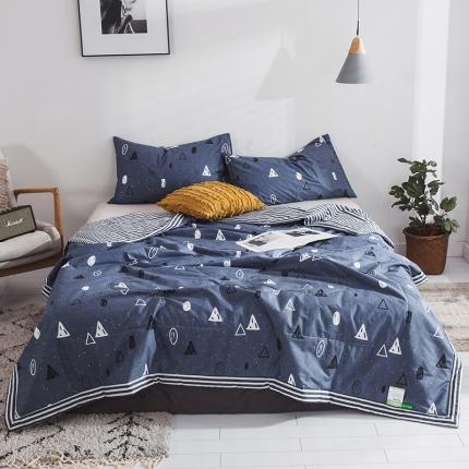 91家纺网 家纺一手货源 找家纺 （总）莱宁被业 2021新款13070喷气印花全棉夏被