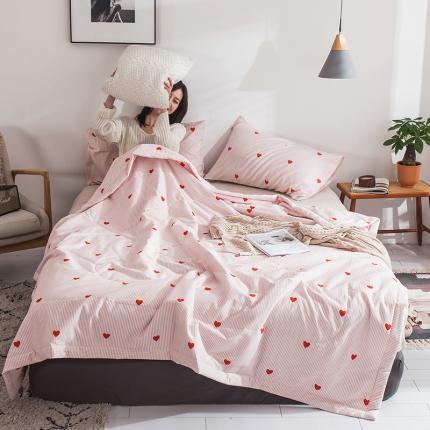 91家纺网 家纺一手货源 找家纺 （总）莱宁被业 2021新款13070喷气印花全棉夏被