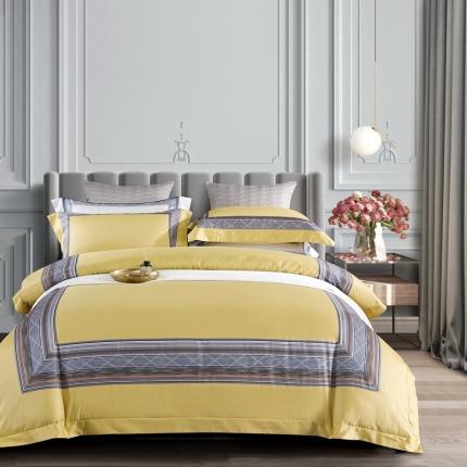 91家纺网 家纺一手货源 找家纺 （总）威克凯丽 2021新款60长绒棉数码工艺四件套