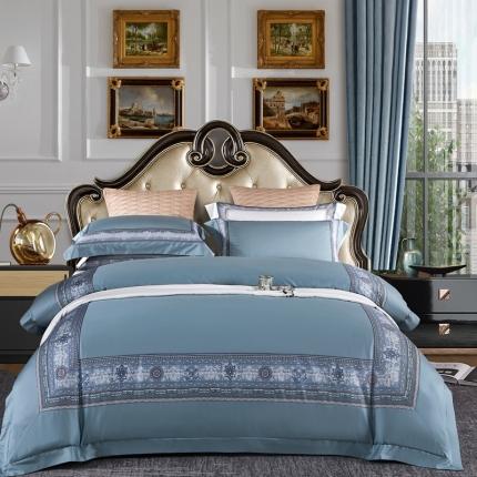 91家纺网 家纺一手货源 找家纺 （总）威克凯丽 2021新款60长绒棉数码工艺四件套