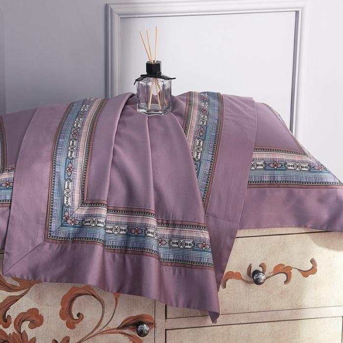 91家纺网 家纺一手货源 找家纺 威克凯丽 2021新款60长绒棉数码工艺四件套 阿狄丽娜