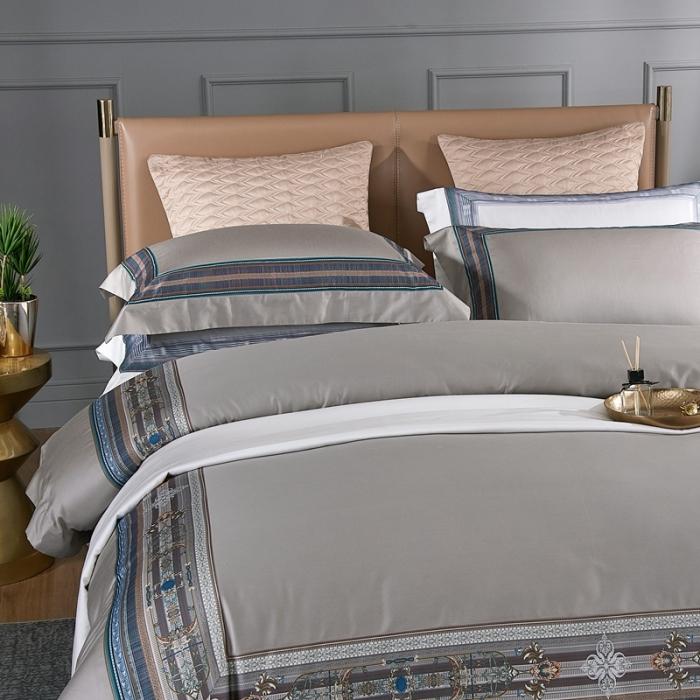 91家纺网 家纺一手货源 找家纺 威克凯丽 2021新款60长绒棉数码工艺四件套 罗马传奇