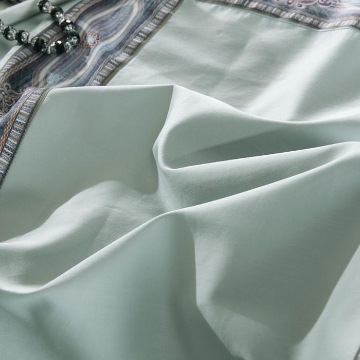 91家纺网 家纺一手货源 找家纺 威克凯丽 2021新款60长绒棉数码工艺四件套 汉森