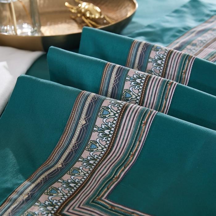 91家纺网 家纺一手货源 找家纺 威克凯丽 2021新款60长绒棉数码工艺四件套 埃利斯