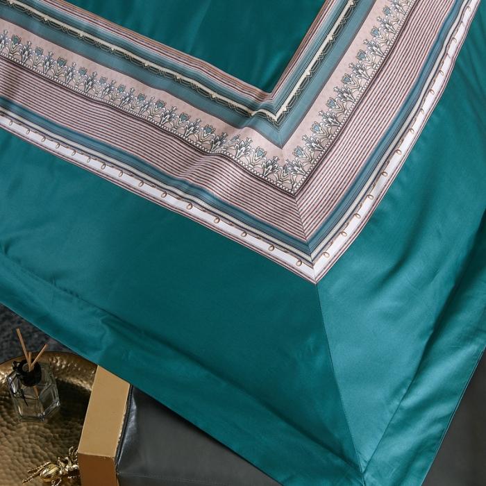 91家纺网 家纺一手货源 找家纺 威克凯丽 2021新款60长绒棉数码工艺四件套 埃利斯