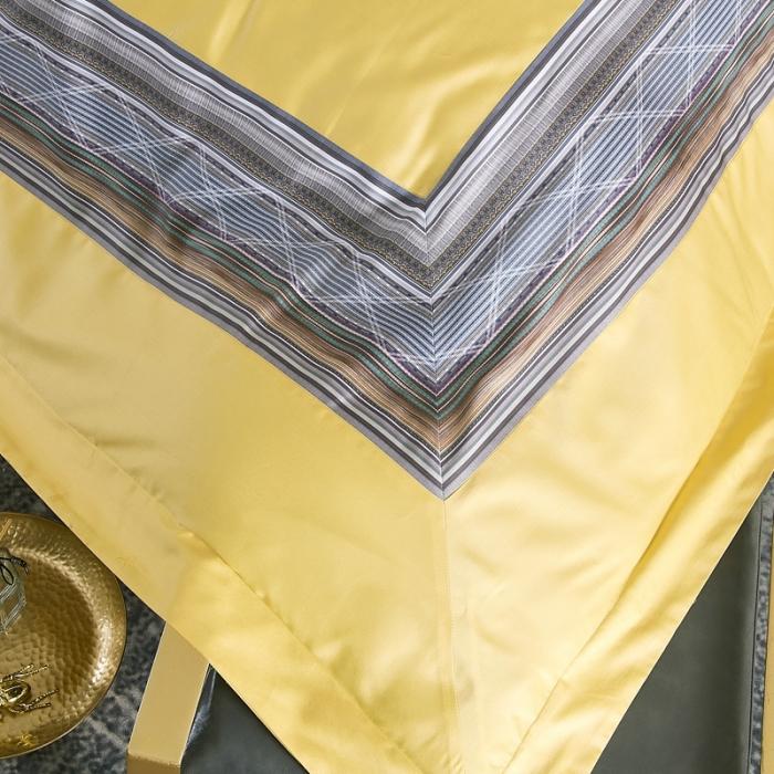 91家纺网 家纺一手货源 找家纺 威克凯丽 2021新款60长绒棉数码工艺四件套 流金岁月