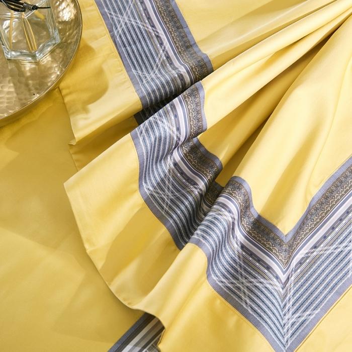 91家纺网 家纺一手货源 找家纺 威克凯丽 2021新款60长绒棉数码工艺四件套 流金岁月