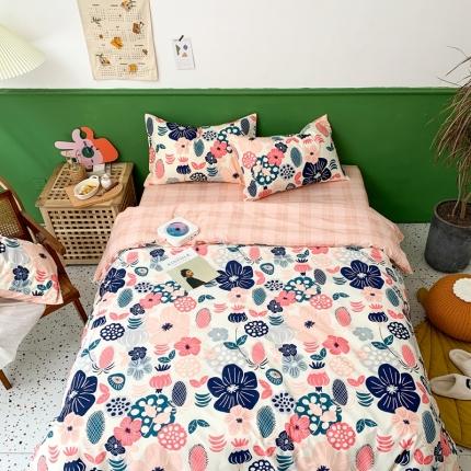 91家纺网 家纺一手货源 找家纺 （总）时年家纺 2020新款全棉四件套小可爱系列