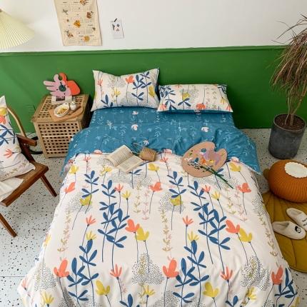 91家纺网 家纺一手货源 找家纺 （总）时年家纺 2020新款全棉四件套小可爱系列