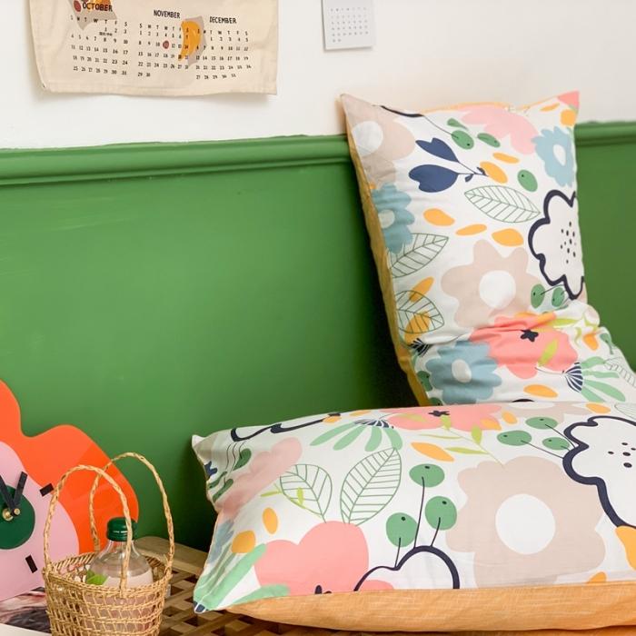 91家纺网 家纺一手货源 找家纺 时年家纺 2020新款全棉四件套小可爱系列 春和