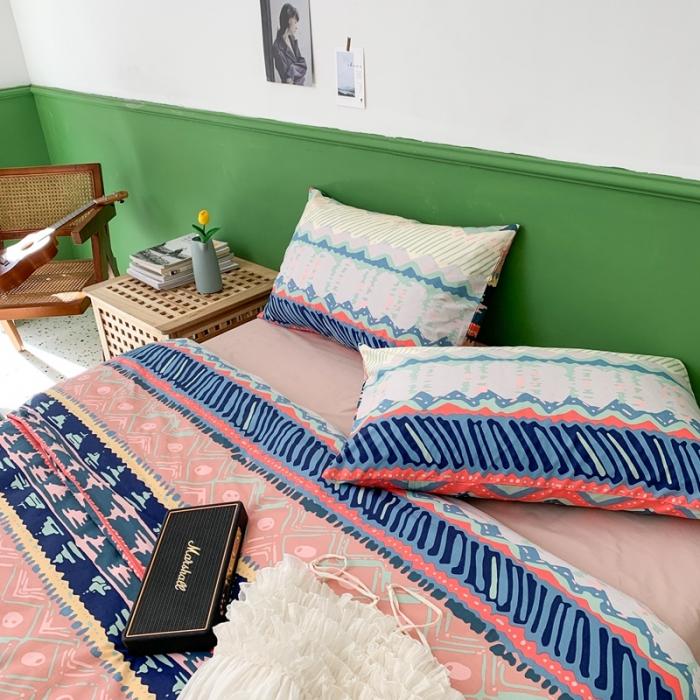 91家纺网 家纺一手货源 找家纺 时年家纺 2020新款全棉四件套小可爱系列 米娅